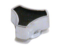 Carb Chrome Air Filter Nut 3 Ear Spinner Type Small