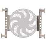 Billet Alloy Fan Mounting Kit