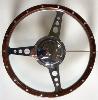 RatSport Classic Wood Steering Wheel Flat