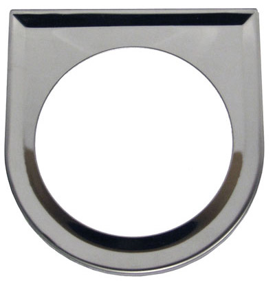 Gauge Panel Bracket Single Chrome