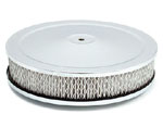 9" Chrome Air Filter for Holley, Rochester, Carter, Edelbrock