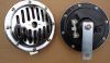 Classic Large Slotted Grill Chrome Horns Pair (OE Ford Cortina)