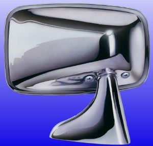 Classic British Stainless Door Mirror