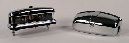 Chrome Cover For Lucas L467 Plate Lamp