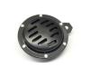 Classic Steel Slotted Grill Horn Satin Black
