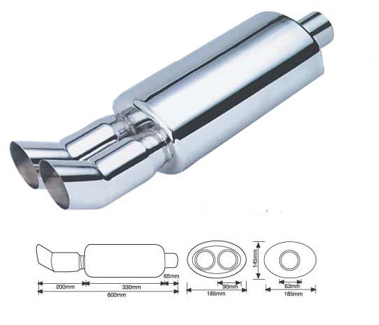 Stainless Silencer DTM 212002