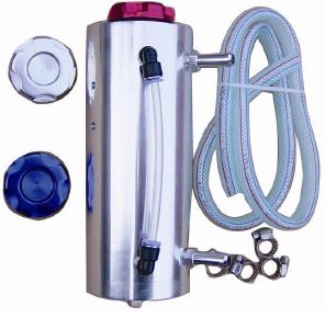 Alloy Circular Radiator Expansion Tank Kit