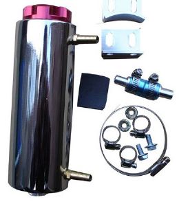 Alloy Circular Radiator Expansion Tank Kit