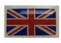 Union Jack Badge Plastichrome Self Adhesive