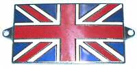 Union Jack Enamel Badge Bolt On