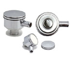 Chrome Oil Filler Breather Cap Stub Pipe Type