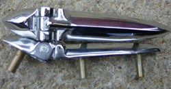 Chrome External Boot Hinges